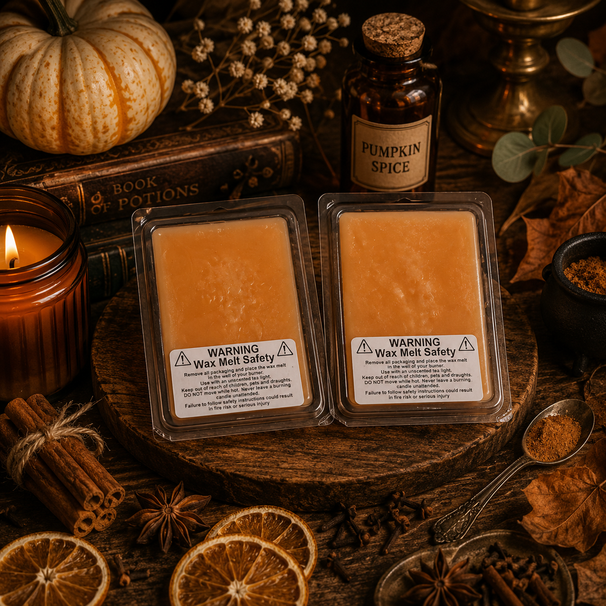 ☾ Autumn at the Cottage Wax Melt Bar ☽